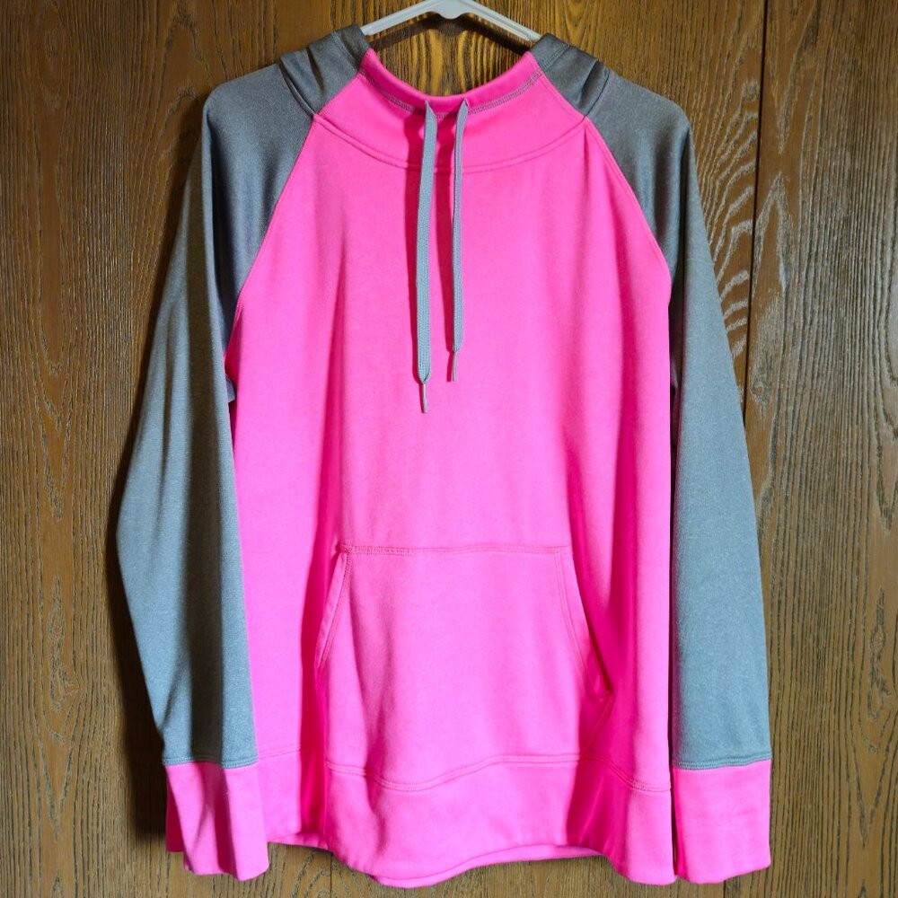 Women's size XL Danskin Now pink/ gray sweatshirt.